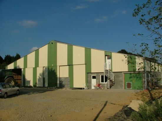 Construction de charpente agricole solide Saint-Martin-le-Bouillant