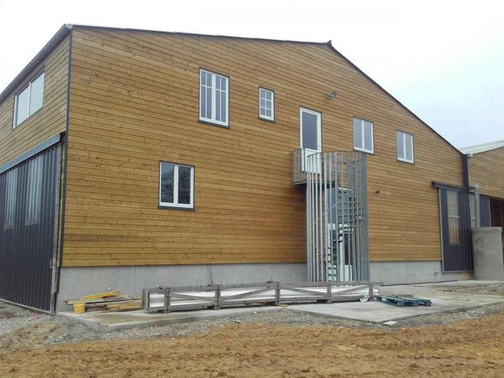 Construction de charpente agricole Saint-Martin-le-Bouillant,