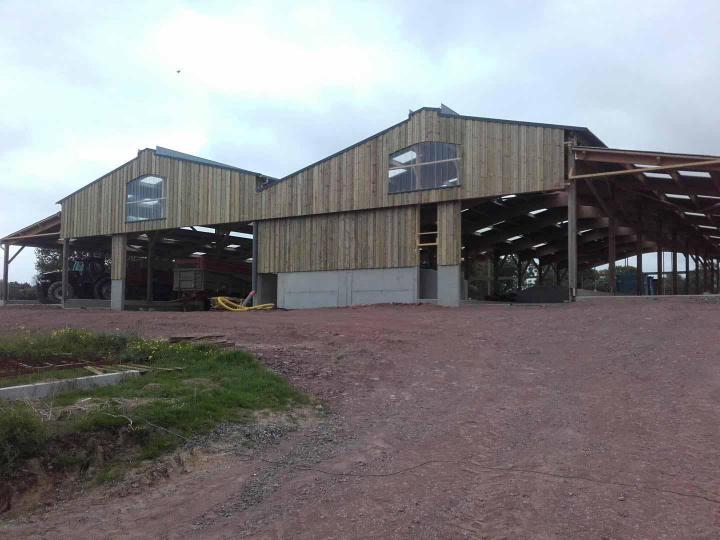 Construction de charpente agricole Saint-Martin-le-Bouillant