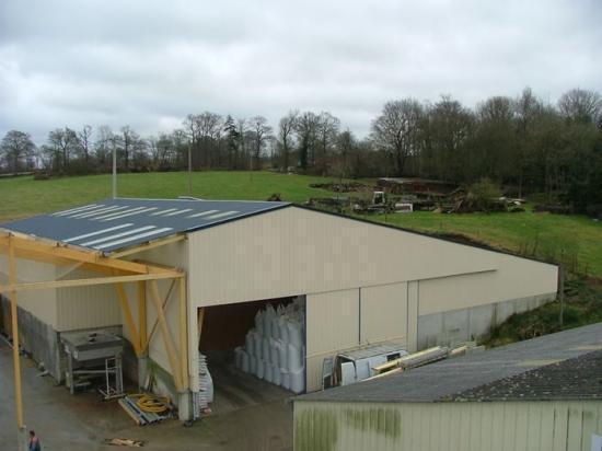Construction de charpente agricole Saint-Martin-le-Bouillant